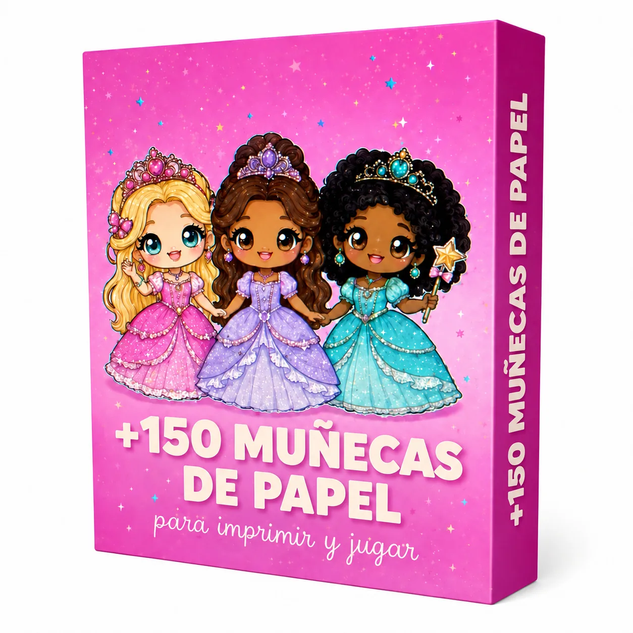 Caixa +150 Bonecas de Papel